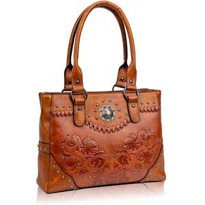 Chic Brown Tote with Zipper Divider and Card Slots - Essential Fashion Accessory